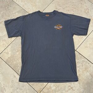 Vintage UAS Graphic Shirt Mens S Grey New Orleans Road Trip Short Sleeve 2004